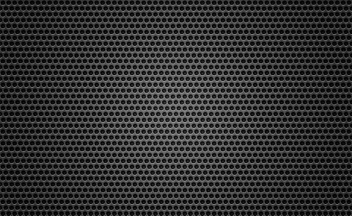 Черен фон Метална дупка, Aero, Черен, черен фон, дупка, минимализъм, текстура, метал, HD тапет HD wallpaper