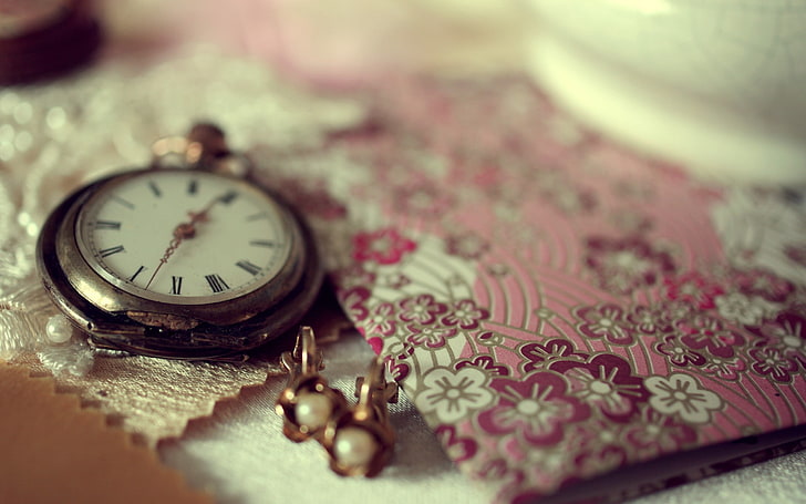Nostalgia Watch, gold-colored pocket watch, Other, , watch, HD wallpaper