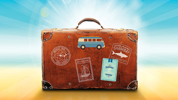 valigia, viaggio, avventura, bagaglio a mano, viaggio, itinerario, turismo, pellegrinaggio, viaggio, bagaglio, bagaglio, Sfondo HD