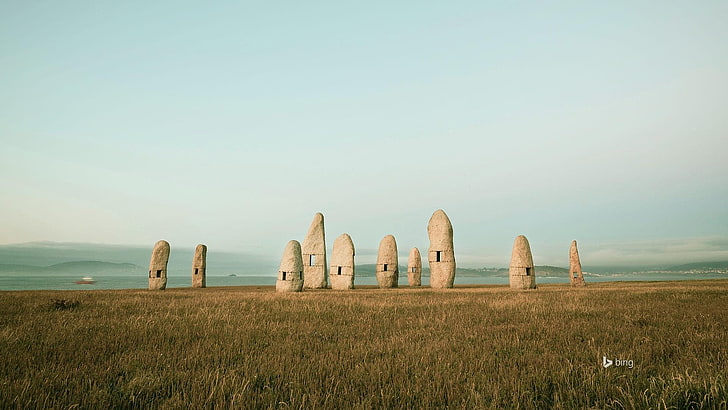 Spanien megalitiskt monument-Bing skrivbordsunderlägg, HD tapet