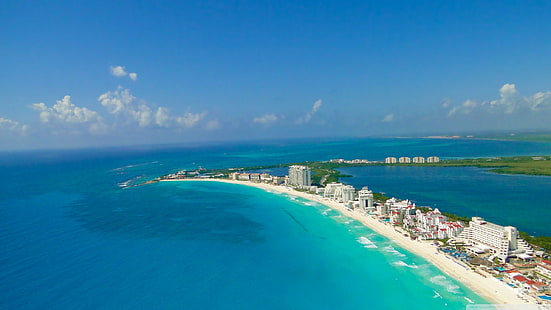 Cancun, alam, alam, 2560x1440, foto 4k, Wallpaper HD HD wallpaper