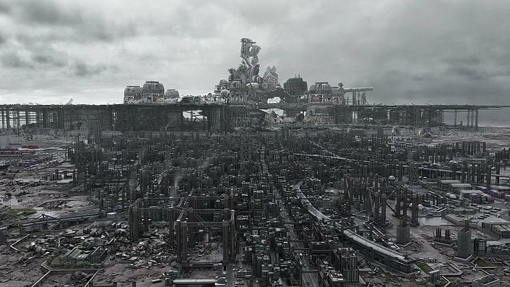 Final Fantasy, Final Fantasy VII: Adventskinder, Stadt, HD-Hintergrundbild