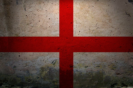 flag of England, red, white, England, cross, Flag, HD wallpaper HD wallpaper