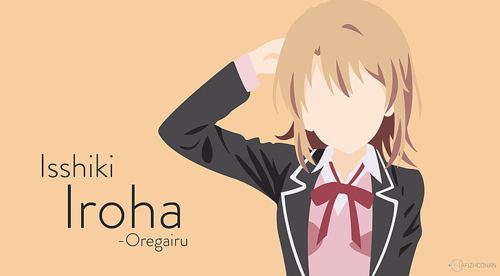 Yahari Ore no Seishun Love Comedy wa Machigatteiru, Isshiki Iroha, Dziewczyny anime, anime, Tapety HD