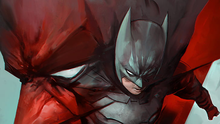 digital art, artwork, Batman, Dark Knight Trilogy, comics, movies, HD wallpaper