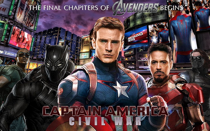 Captain America Civil War 2016 Movies HD Wallpaper.., Captain America Civil War illustration, HD wallpaper