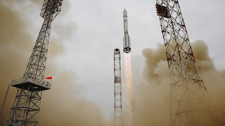Baikonur Cosmodrome, ESA, ExoMars, roscosmos, Fondo de pantalla HD