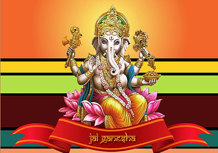 Ganesh, Ganesh Bilder, Ganesha Bilder, HD-Hintergrundbild HD wallpaper