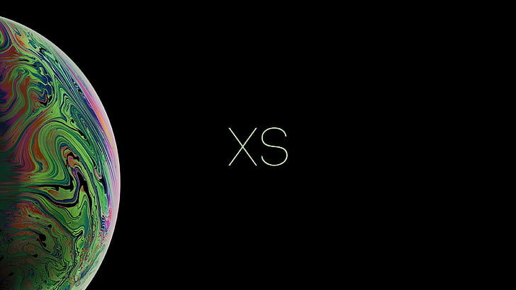iPhone XS, abu-abu ruang, 4K, Wallpaper HD