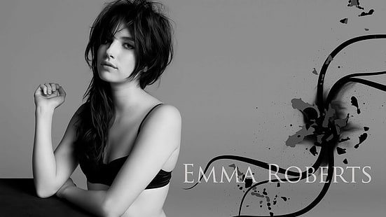 Эмма Робертс, женщины, брюнетка, модель, HD обои HD wallpaper