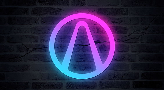Borderlands Neon, Gry, Inne gry, borderlands, gry, borderlands 2, vault, logo vault, logo borderlands, the vault, logo vault, logo pandora, pandora borderlands, borderlands pandora, steam, computer, pc, I love gaming, Tapety HD HD wallpaper
