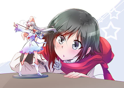 Anime, RWBY, Ruby Rose (RWBY), Weiss Schnee, Tapety HD HD wallpaper