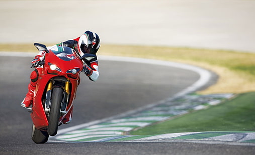 Ducati 1198 Superbike Superbike Yarış 1, kırmızı ve siyah spor bisiklet, Motosiklet Yarışı, Superbike Yarış, Yarış, Ducati, 1198, Superbike, HD masaüstü duvar kağıdı HD wallpaper