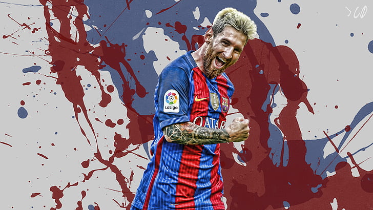 fotboll, Lionel Messi, HD tapet