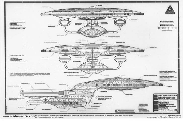 plans de Star Trek galaxie classe entreprise d schémas Star Trek 6611x4372 Space Galaxies HD Art, Star Trek, plans, Fond d'écran HD