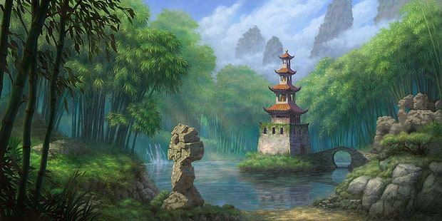World of Warcraft、World Of Warcraft：Mists Of Pandaria、 HDデスクトップの壁紙 HD wallpaper