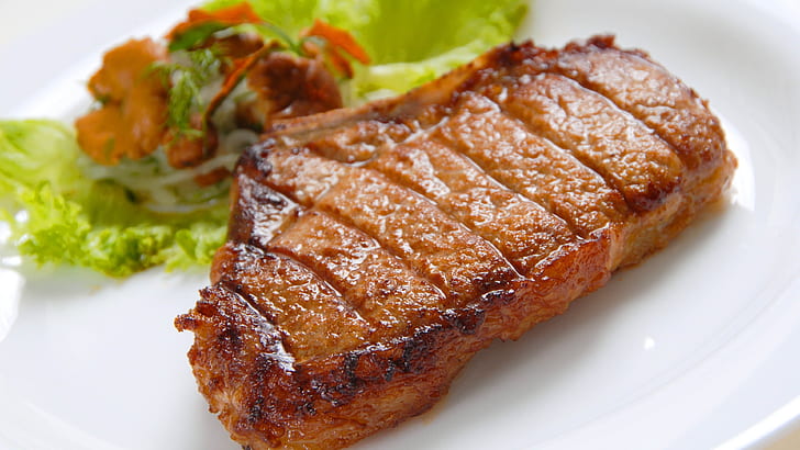 Fleisch, Steak, Essen, Tiere, Kuh, HD-Hintergrundbild