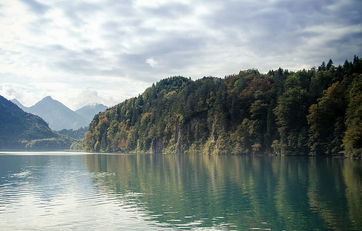 Wald, See, Landschaft, Natur, Wasser, HD-Hintergrundbild