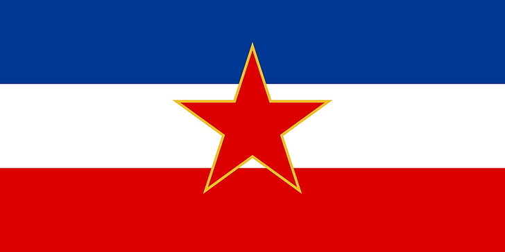 2000px bandera, sfr, svg de yugoslavia, Fondo de pantalla HD