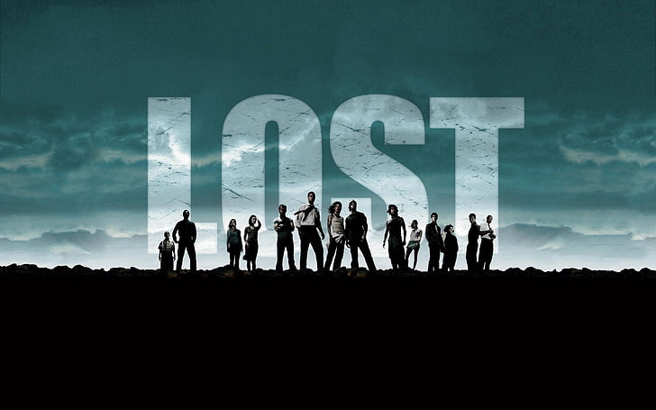 Lost series cover, lost, programa de televisión, series, Fondo de pantalla HD