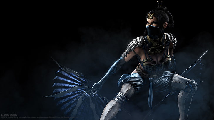 Mortal Kombat Kitana illustration, Kitana, Mortal Kombat, Mortal Kombat X, HD wallpaper