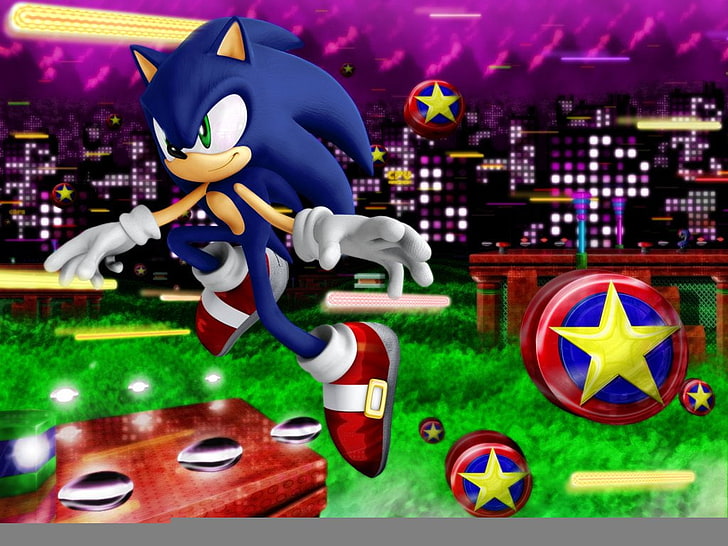Sonic the Hedgehog wallpaper, Video Game, Sonic the Hedgehog (1991), Sonic the Hedgehog, HD wallpaper