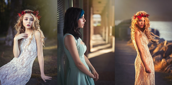 Frauen, 500px, Model, Kyle Cong, Collage, HD-Hintergrundbild