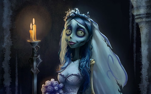 corpse bride illustration, Movie, Corpse Bride, HD wallpaper HD wallpaper