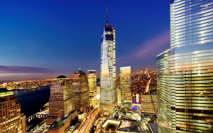 new york city, new york, usa, dunia, 1920x1200, foto 4k, Wallpaper HD