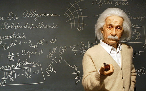Альберт Эйнштейн, Альберт Эйнштейн, наука, HD обои HD wallpaper