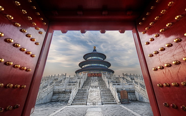 Temples, Temple Of Heaven, Beijing, China, Temple, HD wallpaper