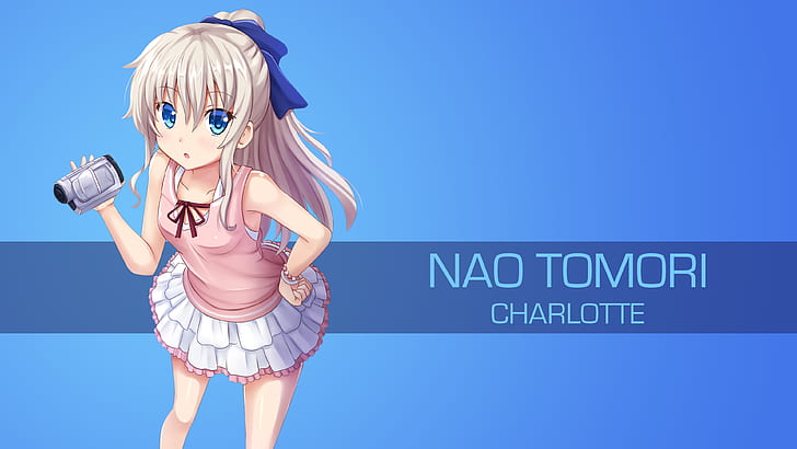 아니메 girls, Charlotte (anime), Tomori Nao, HD 배경 화면