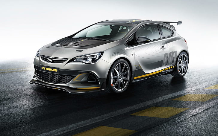 2014 Opel Astra OPC Extreme, รถคูเป้สีเงิน, astra, opel, 2014, สุดขีด, รถยนต์, วอลล์เปเปอร์ HD