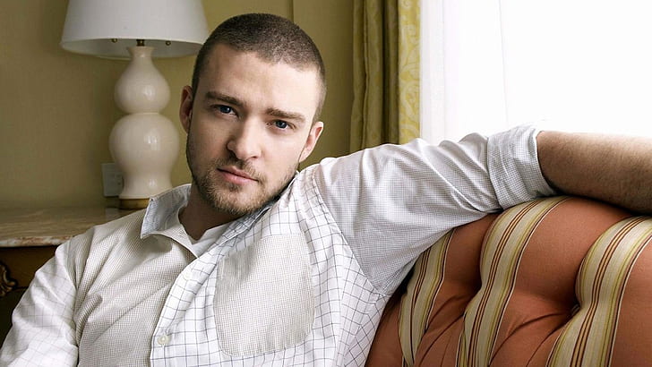Justin Timberlake, chambre, look, canapé, lampe, Fond d'écran HD