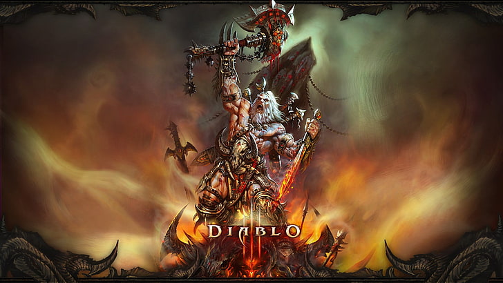 Capa para DVD do Senhor dos Anéis, Blizzard Entertainment, Diablo, Diablo III, HD papel de parede