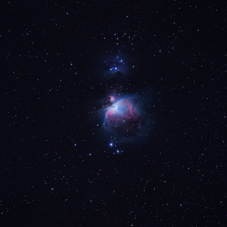 galaxillustration, nebulosa, Great Orion Nebula, rymden, stjärnor, HD tapet