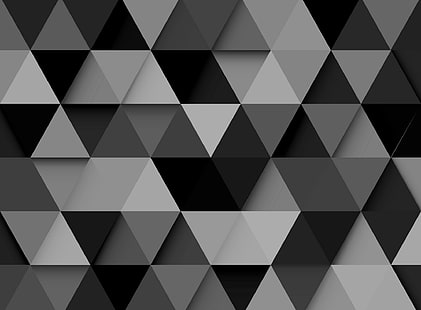 Абстрактный черный дизайн, черно-серый узор, аэро, узоры, HD обои HD wallpaper