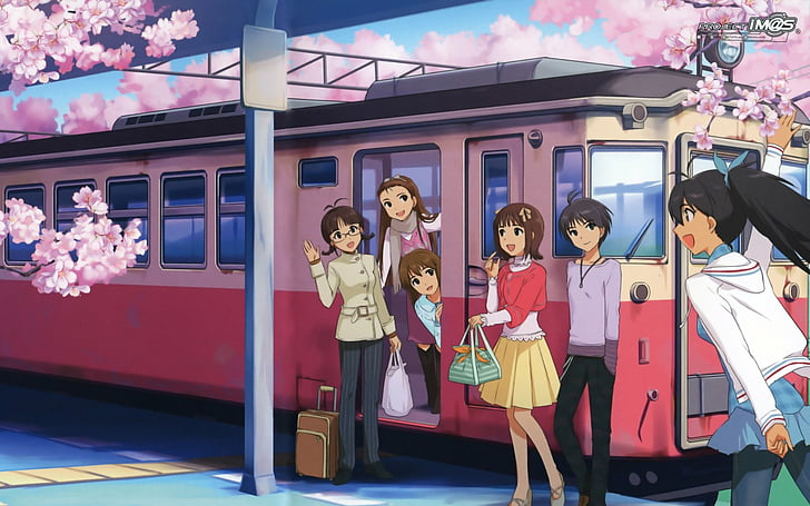 Anime, Der iDOLM @ STER, Haruka Amami, Hibiki Ganaha, Iori Minase, Makoto Kikuchi, Ritsuko Akizuki, Yukiho Hagiwara, HD-Hintergrundbild