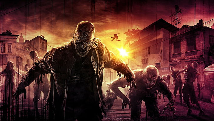 Dying Light, видеоигры, апокалиптические, зомби, HD обои