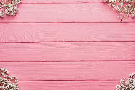 розовая деревянная доска, цветы, фон, дерево, розовый, текстура, деревянная, весна, нежная, цветочная, HD обои HD wallpaper
