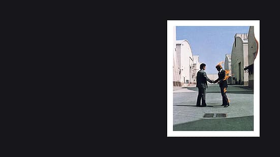 czarne tło, Pink Floyd, szkoda, że ​​tu nie jesteś, okładki albumów, Tapety HD HD wallpaper