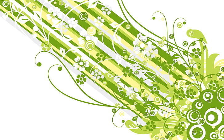 Green Vector Design, green, design, vector, vector and designs, HD wallpaper