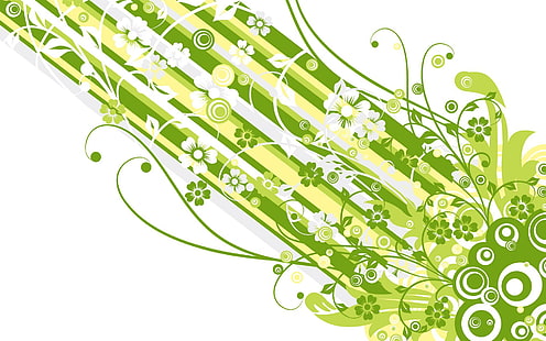 تصميم المتجهات الخضراء ، الأخضر ، التصميم ، المتجه ، المتجه والتصاميم، خلفية HD HD wallpaper