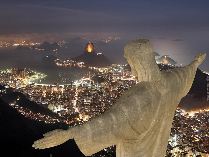 Cristo Redentore, religioso, cristiano, Cristo, Gesù, Rio de Janeiro, Sfondo HD