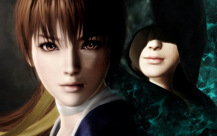 Dead Or Alive 5: Last Round 2015, илюстрация с кафяви коси, Games, Dead Or Alive, 2015, Dead or Alive 5: последен кръг, HD тапет
