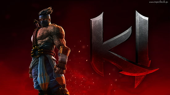 Illustrazione del personaggio di Killing Instinct, Killer Instinct, videogiochi, guerriero, Sfondo HD HD wallpaper