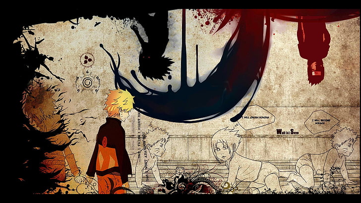 Papel de parede digital de Naruto e Sasuke, Naruto Shippuuden, Uchiha Sasuke, Uzumaki Naruto, HD papel de parede