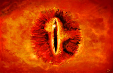Sauron, el señor de los anillos, ojos, Fondo de pantalla HD HD wallpaper