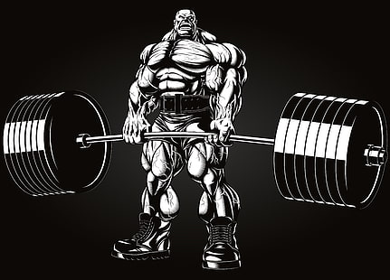 power, men, bodybuilding, HD wallpaper HD wallpaper