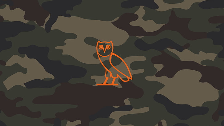 Hip Hop, OVO, OVOXO, Woodland Camouflage, HD-Hintergrundbild
